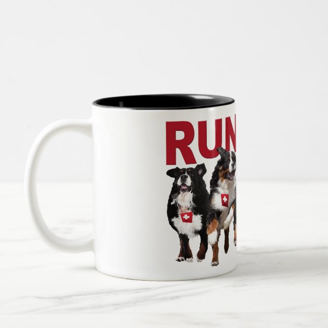 Run Free Berner Coffee Mug (Left)
