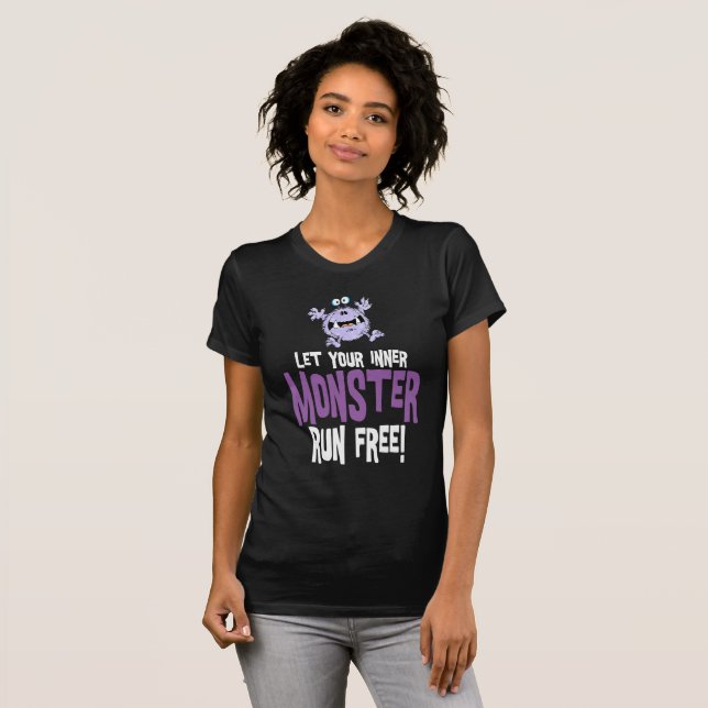 Run free monster T-Shirt (Front Full)