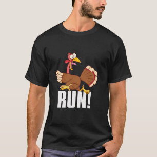Run Funny Thanksgiving Running 5k Race Turkey Trot T-Shirt