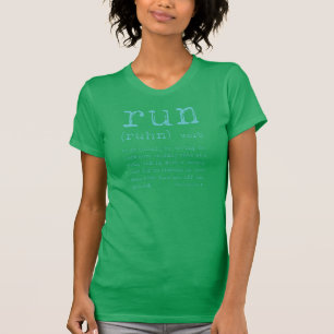 "run"-green T-Shirt
