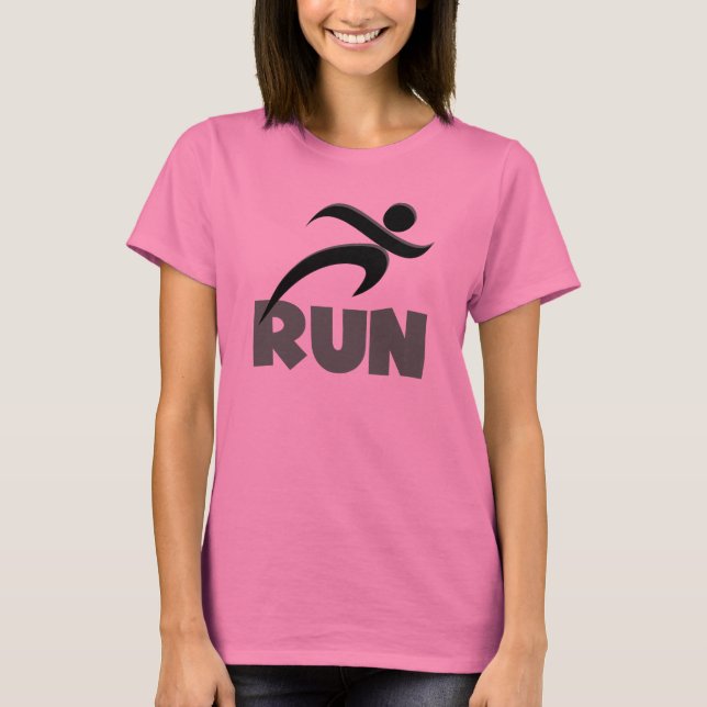 RUN Green T-Shirt (Front)