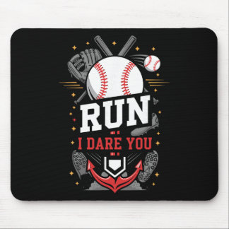 Run I Dare You Sell Catcher Softll Player Mouse Pad