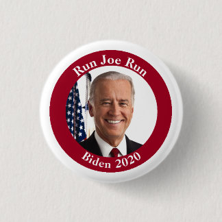 Run Joe Run - Joe Biden - 2020 3 Cm Round Badge
