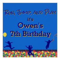 Run, Jump, and Play Obstacle Course Birthday