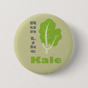Run Like Kale! 6 Cm Round Badge