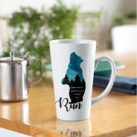 Run Motivation Finds You Funny Bear Graphic