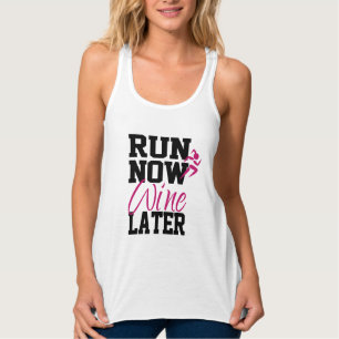 Run Now Wine Later Singlet