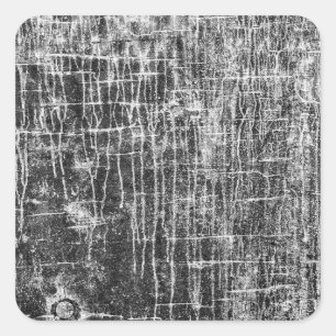 run off walls square sticker