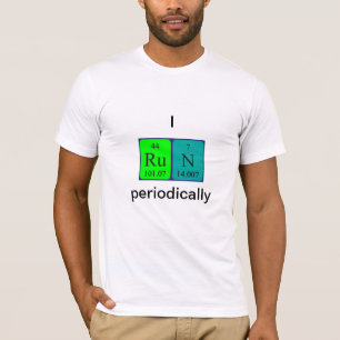 Run periodic table word shirt 7