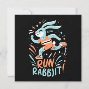 run rabbit marathon runner bunny cute