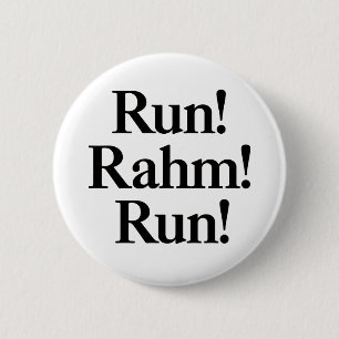 Run Rahm Run 6 Cm Round Badge