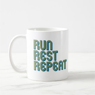 Run Rest Repeat Coffee Mug
