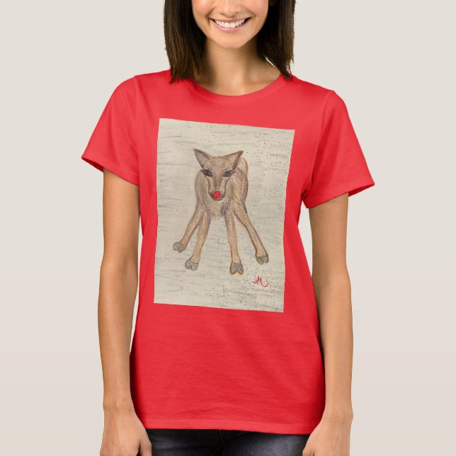 Run Rudolph Run T-Shirt (Front)