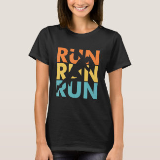 Run Run Run Vintage Running Gifts For Men Runners T-Shirt