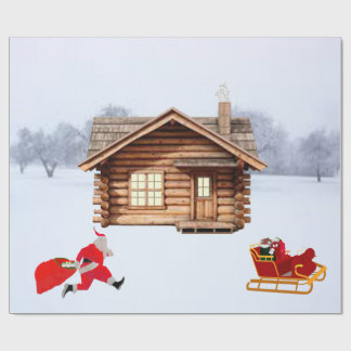Run, Santa Wrapping Paper