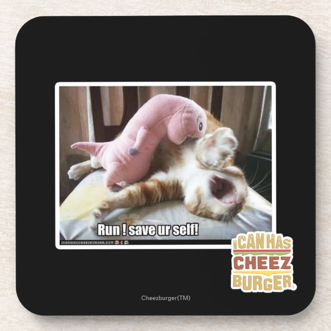 Run! Save ur self! Coaster (Front)