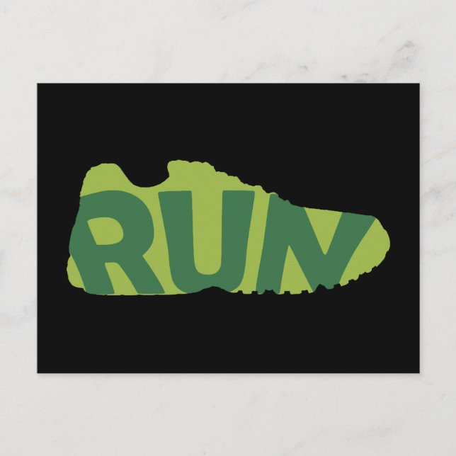 Run Shoe Postcard (Front)