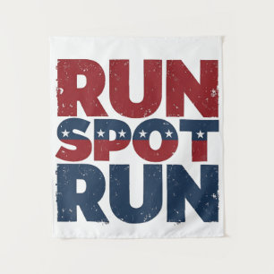 Run Spot Run Trump 2024 Trump Vance election Tapestry