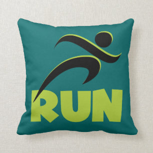 RUN Spring Green Cushion