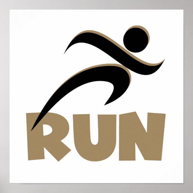 RUN Tan Poster (Front)
