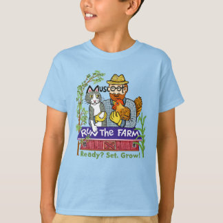 Run the Farm "Ready, Set, Grow" design T-Shirt