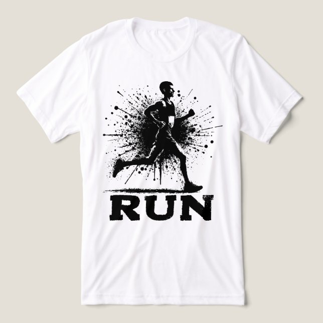 RUN Tri-Blend SHIRT (Design Front)