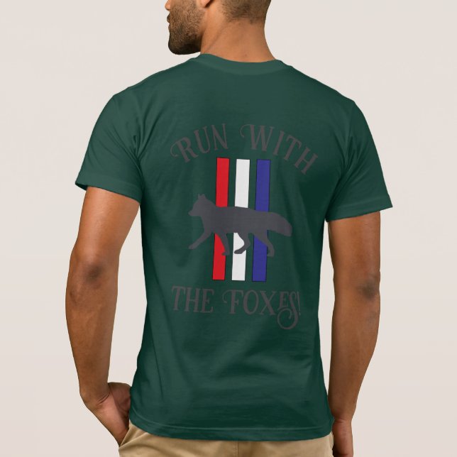 Run with the Foxes T-Shirt (Back)