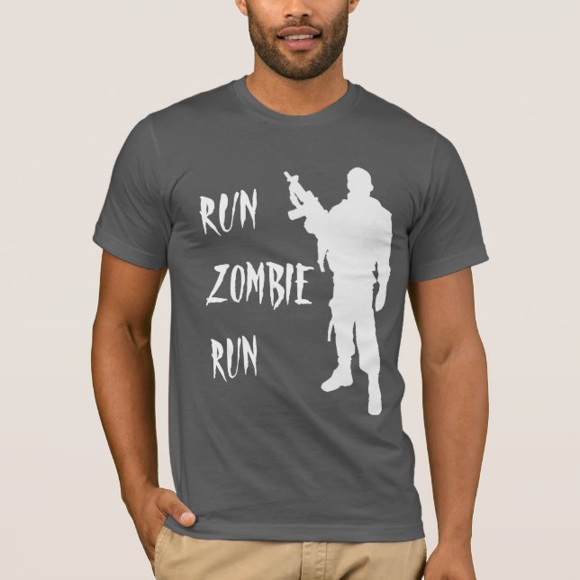 Run Zombie Run -Shirt T-Shirt (Front)