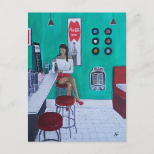 Runaround Sue Painting by Alfred Fox Postcard