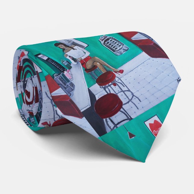 Runaround Sue Painting by Alfred Fox Tie (Rolled)
