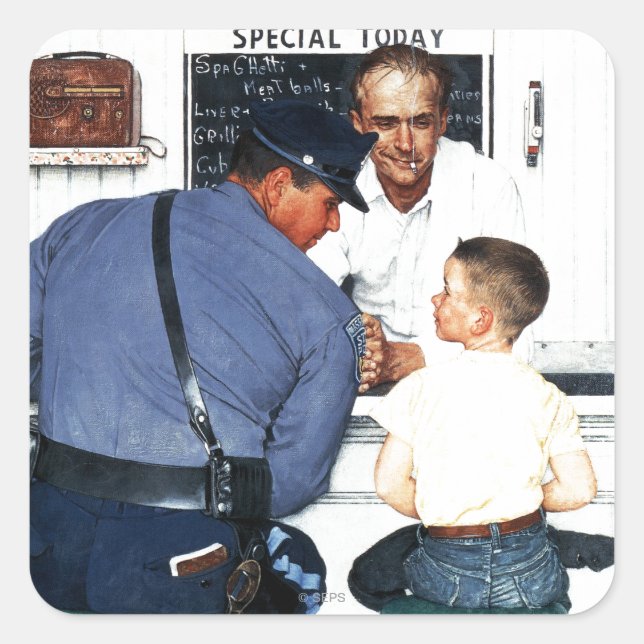 Runaway Square Sticker (Front)