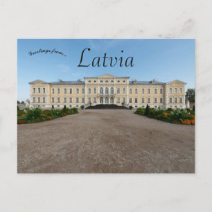 Rundale Palace in Latvia Postcard