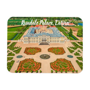 Rundāle Palace Latvia stylised Magnet