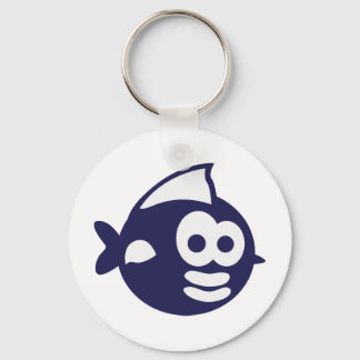 Runder Fisch fish Key Ring