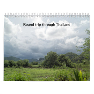 Rundreise durch Thailand Kalender Calendar