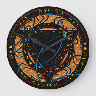 Rune Art 1 Large Clock
