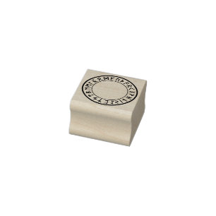 Rune Circle [00. blank] Rubber Stamp