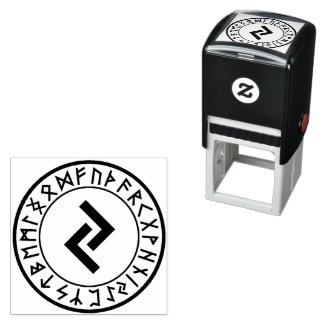 Rune Circle [12. Jera] Self-Inking Stamp