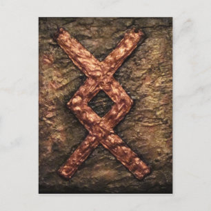 Rune Inguz Postcard