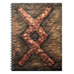 Rune Inguz Spiral Notebook