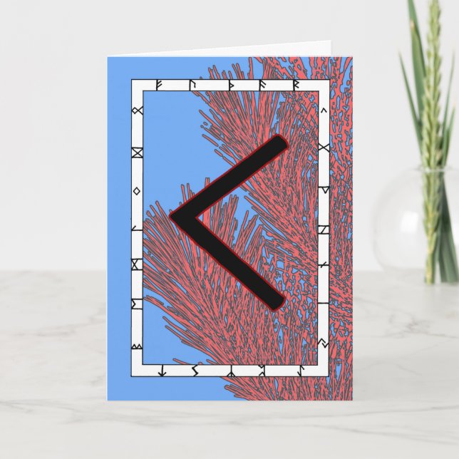 Rune Kenaz - Knowledge  Card (Front)