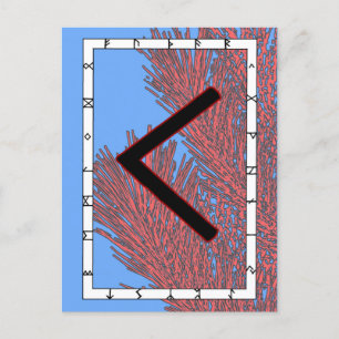 Rune Kenaz - Knowledge Postcard