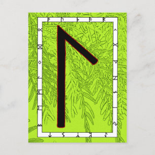 Rune Laguz - LIFE! Postcard