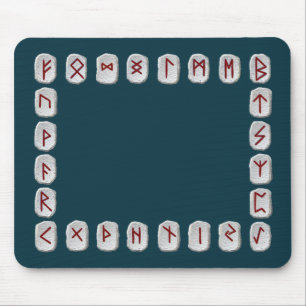 Rune Layout with blank field Mouse Pad