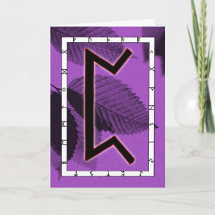 Rune Perthro - Karma  Card