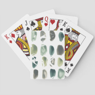 Rune Stone - Green Playing Cards