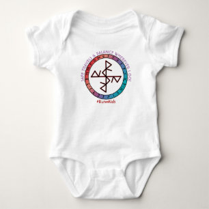 #RuneKids Safe Travels & Balance Baby Bodysuit