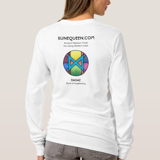 RuneQueen Dagaz - Awakening T-Shirt (Back)