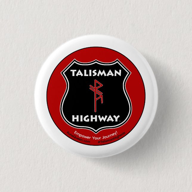 RuneQueen's Talisman Highway 3 Cm Round Badge (Front)