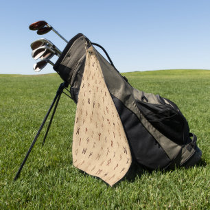 Runes Golf Towel